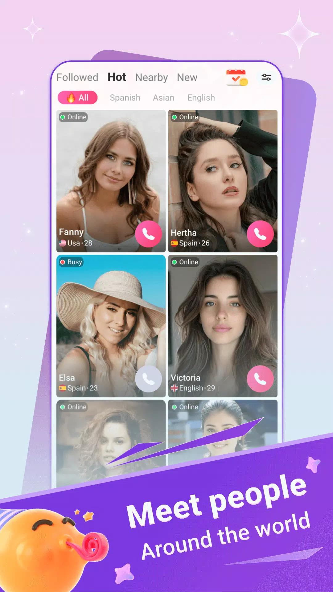 Joyo lite: Online video chat Screenshots