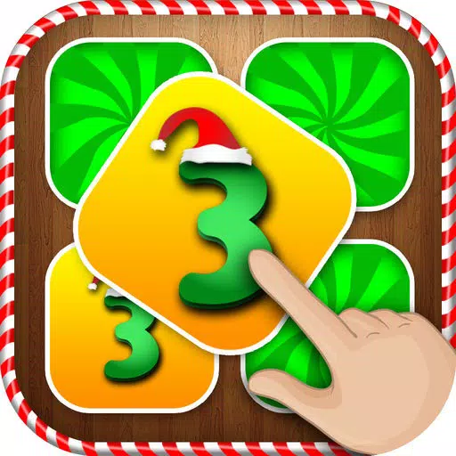 Christmas Numbers Matching Cards - Christmas Games