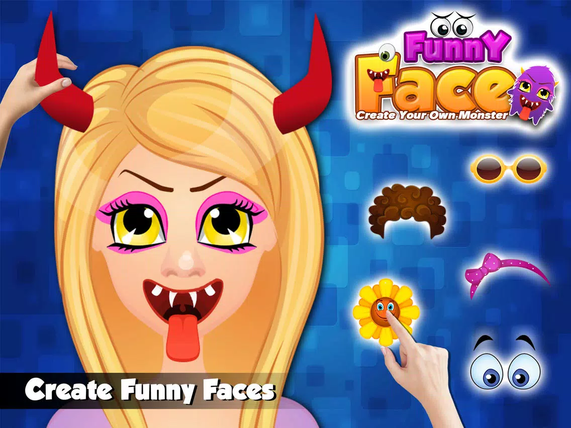 Funny Face Create Your Own Monster iPad Screenshots