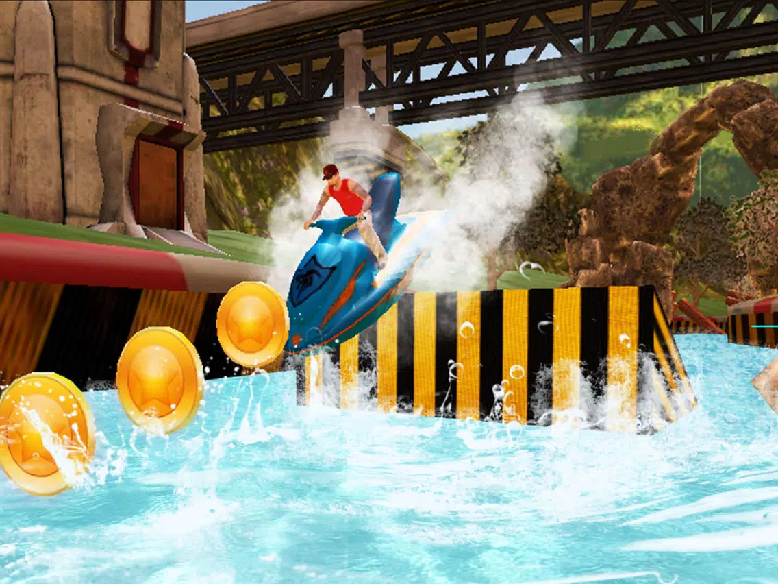 Tangkapan layar Jetski Wave Surfer Extreme Hydro Racing Championship Unlimited iPad 
