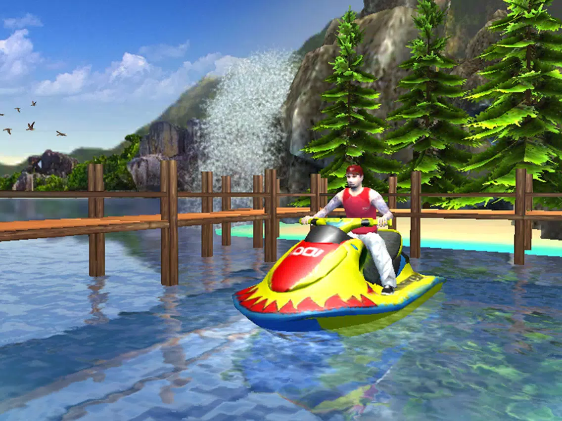 Tangkapan layar Jetski Wave Surfer Extreme Hydro Racing Championship Unlimited iPad 