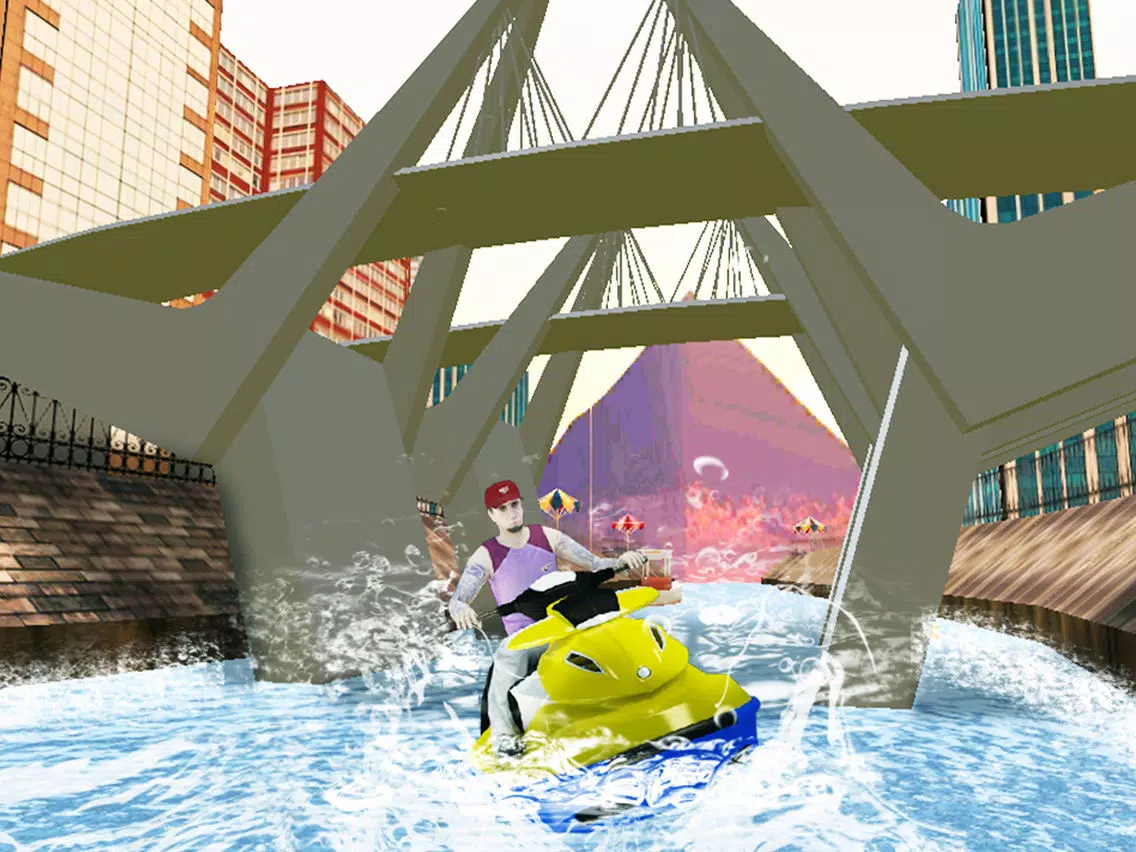 Tangkapan layar Jetski Wave Surfer Extreme Hydro Racing Championship Unlimited iPad 