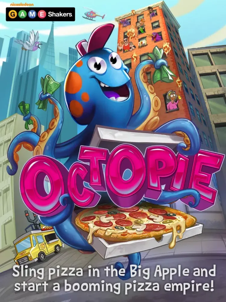 OctoPie - a Game Shakers App iPad  Screenshots