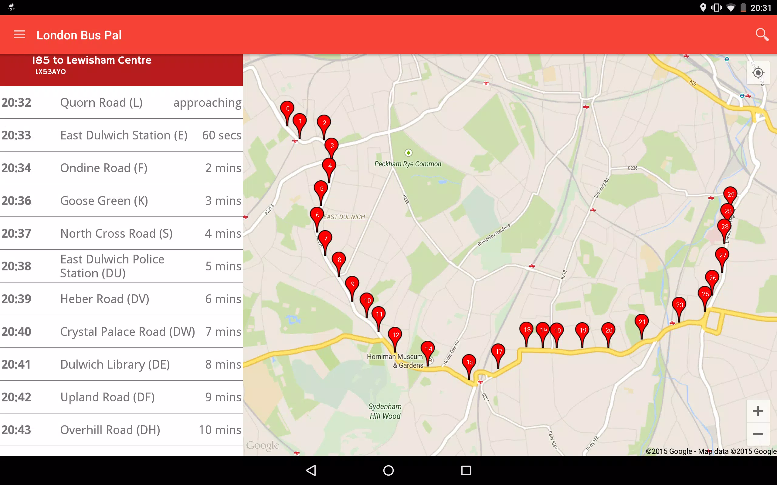 London Bus Pal Screenshots