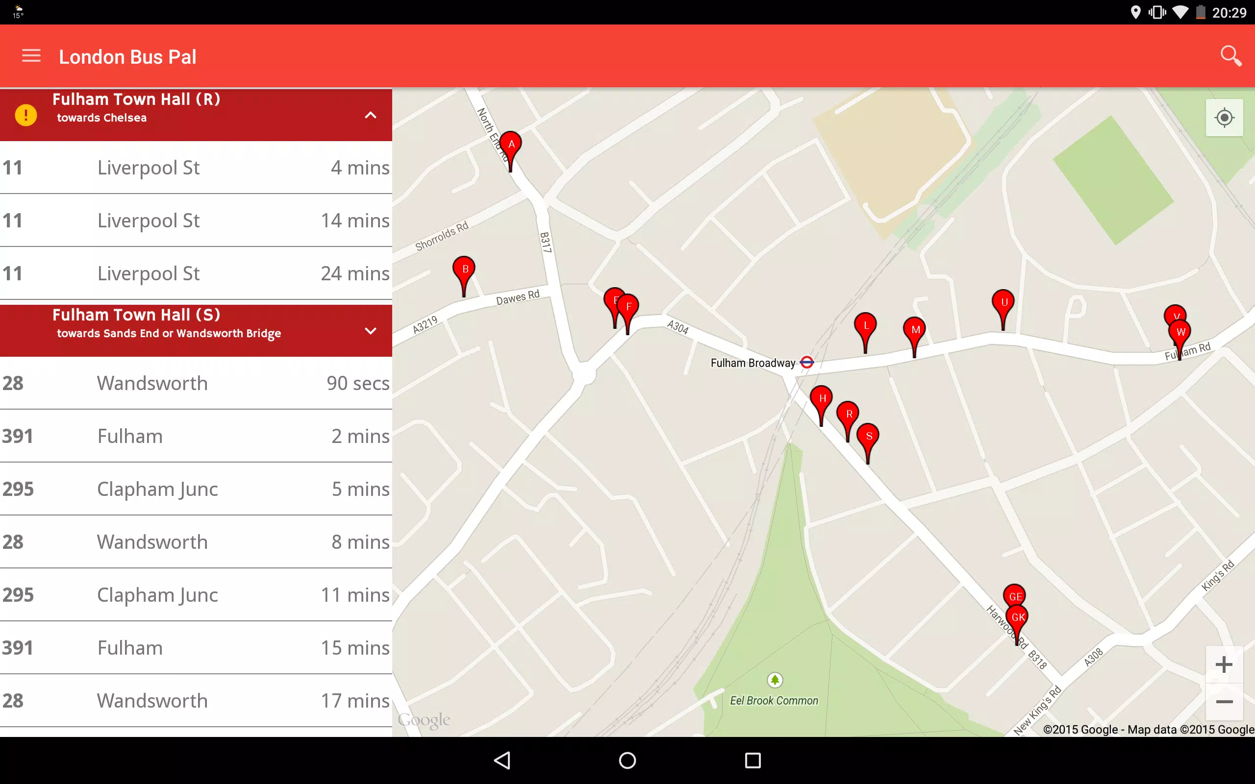 London Bus Pal Screenshots