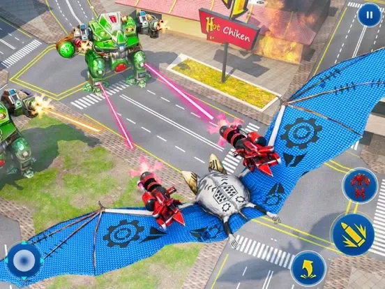 Prado Flying Car Robot iPad  Screenshots