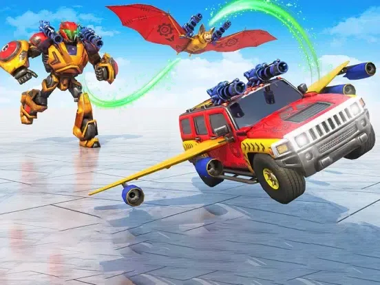 Prado Flying Car Robot iPad  Screenshots