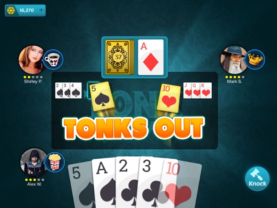 Tonk Online - Rummy Card Game! iPad Screenshots