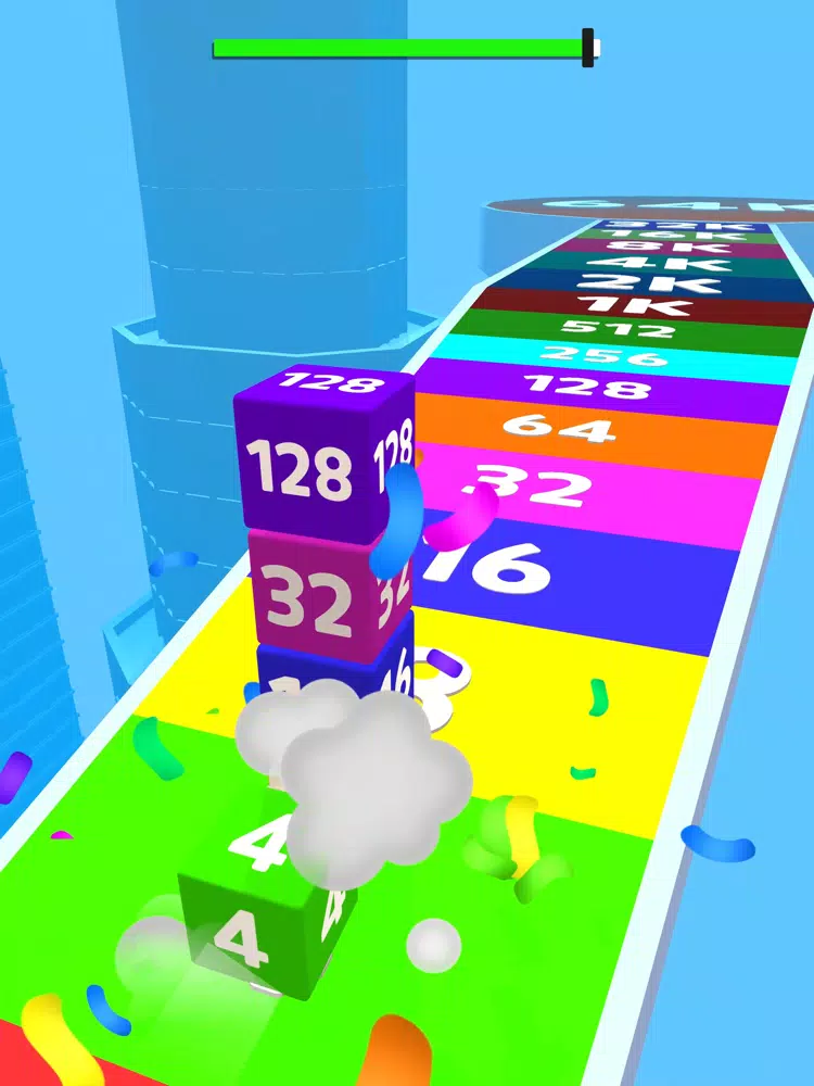 Merge Road Cube 2048 iPad Screenshots