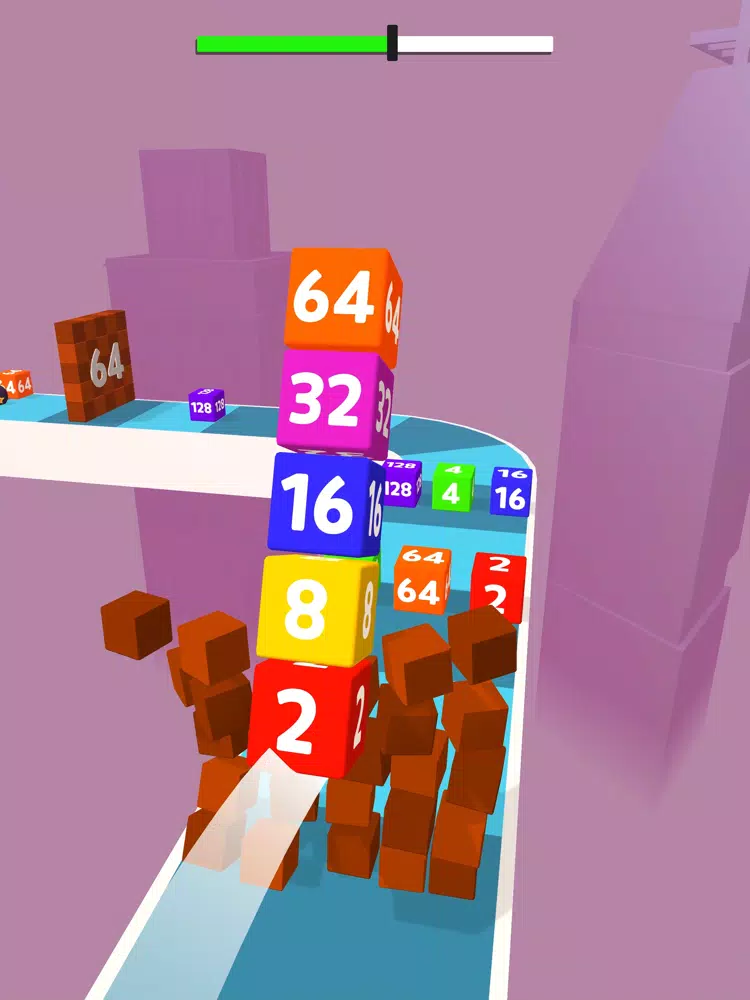 Merge Road Cube 2048 iPad Screenshots