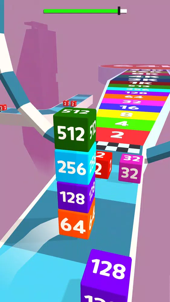 Merge Road Cube 2048 Screenshots