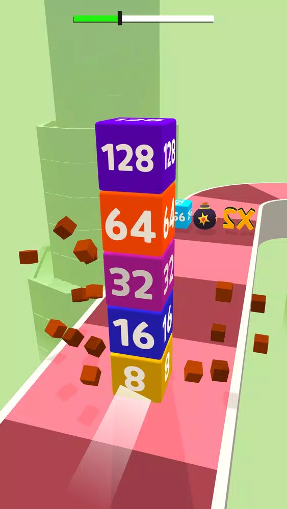 Merge Road Cube 2048 Screenshots