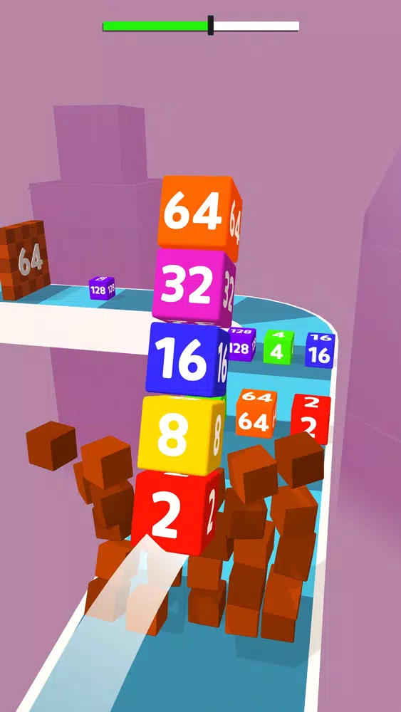 Merge Road Cube 2048 Screenshots
