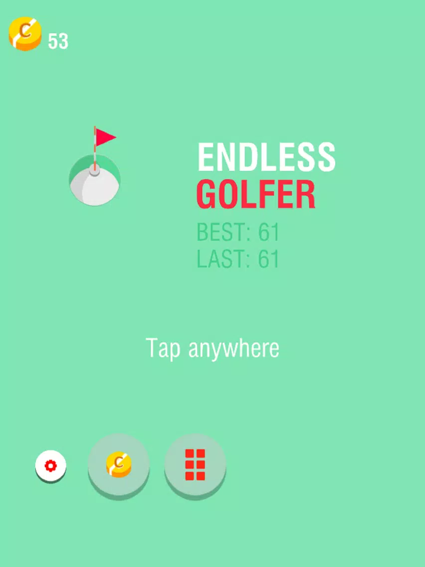 Endless Golfer iPad Screenshots