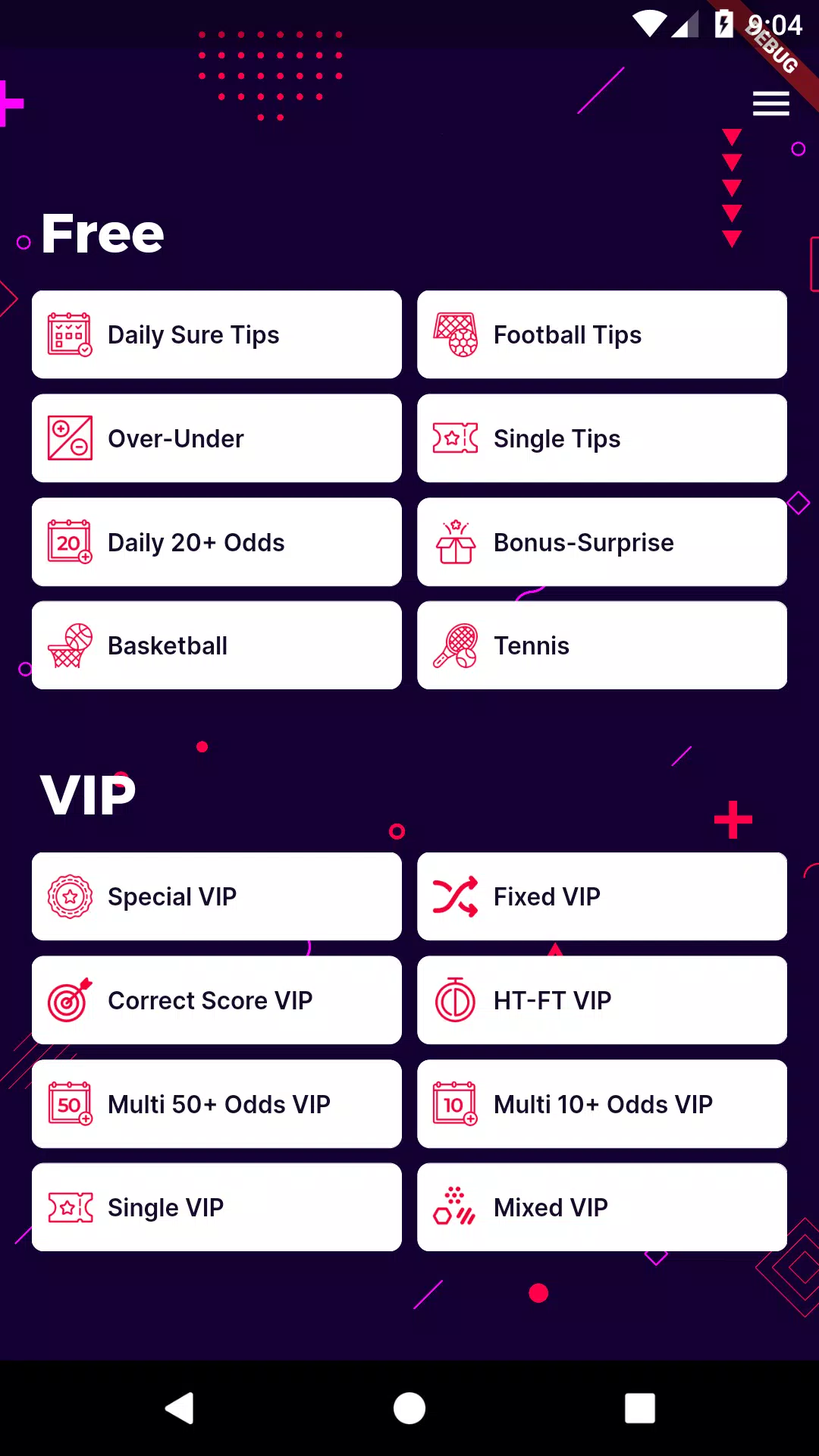 Multi Betting Tips Screenshots