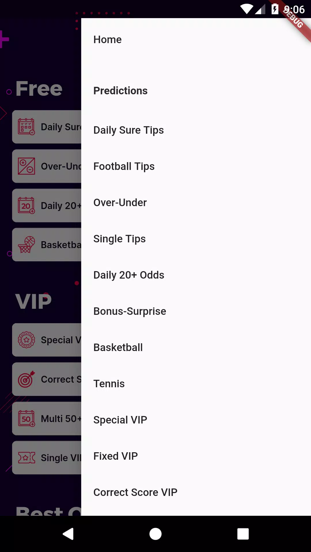 Multi Betting Tips Screenshots