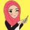 ملصقات المسلمة استكرات إسلامية