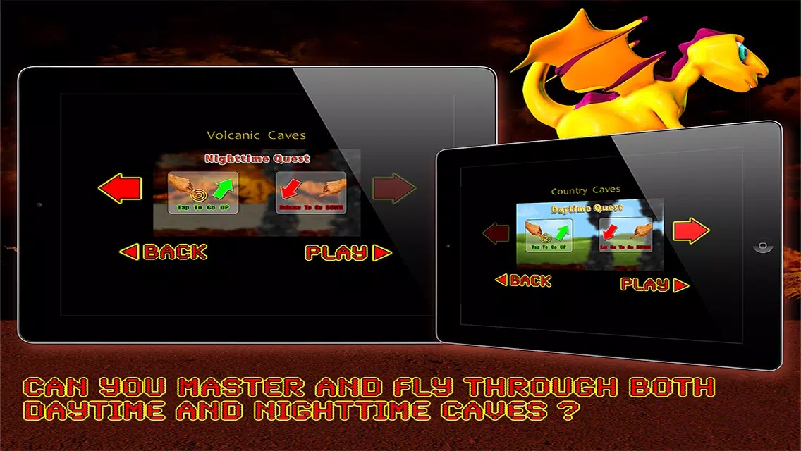 Zrzuty ekranu Dragon Cave Flying Quest