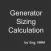 Generator Sizing Calculation