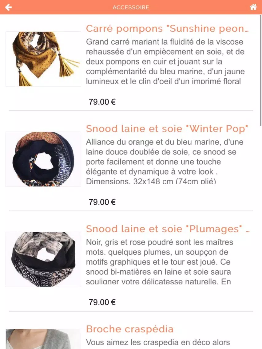 Les Roussoeurs Créatrices Mode iPad 应用截图