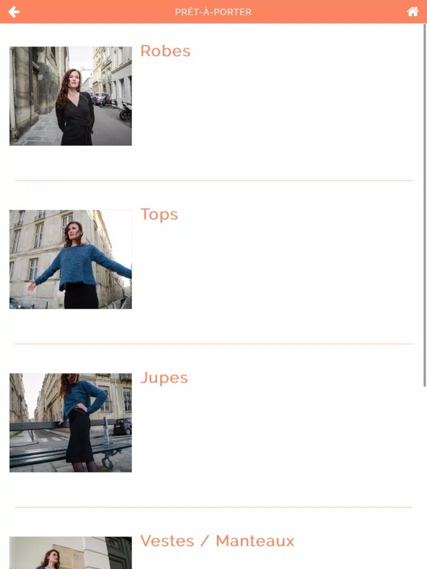 Les Roussoeurs Créatrices Mode iPad 应用截图