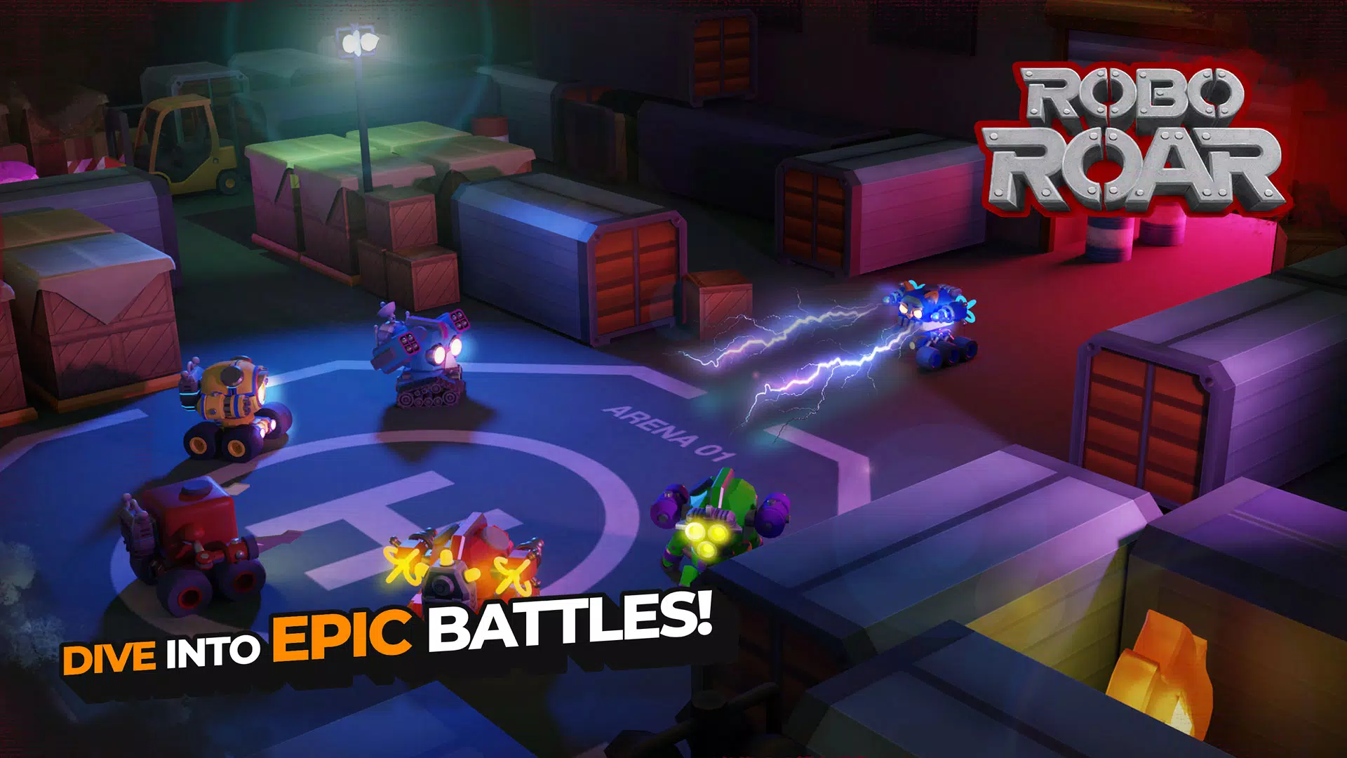 RoboRoar: Battle Arena Game स्क्रीनशॉट