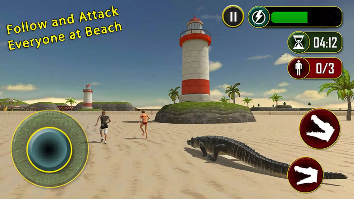 Zrzuty ekranu Wild Crocodile Beach Attack
