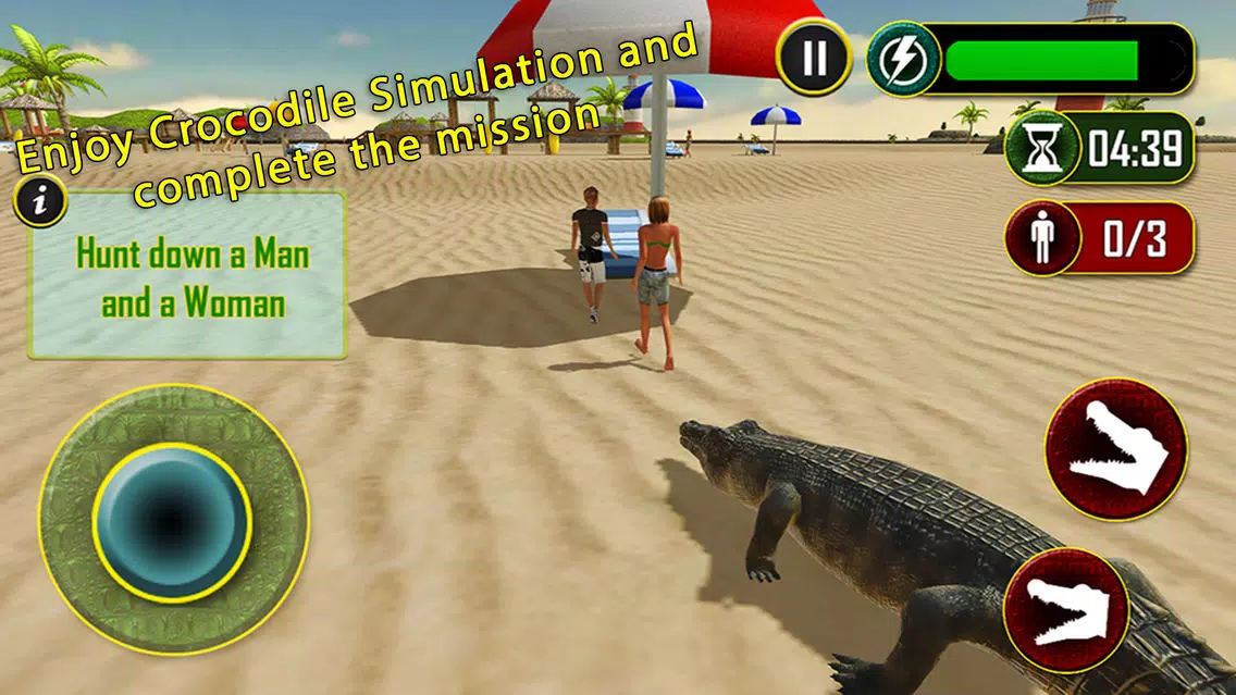 Zrzuty ekranu Wild Crocodile Beach Attack