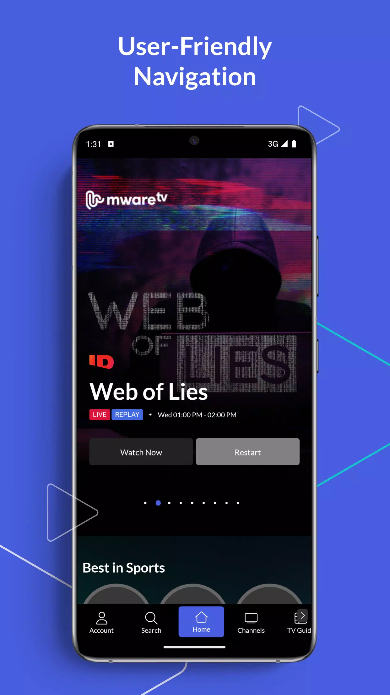 MwareTV Screenshots