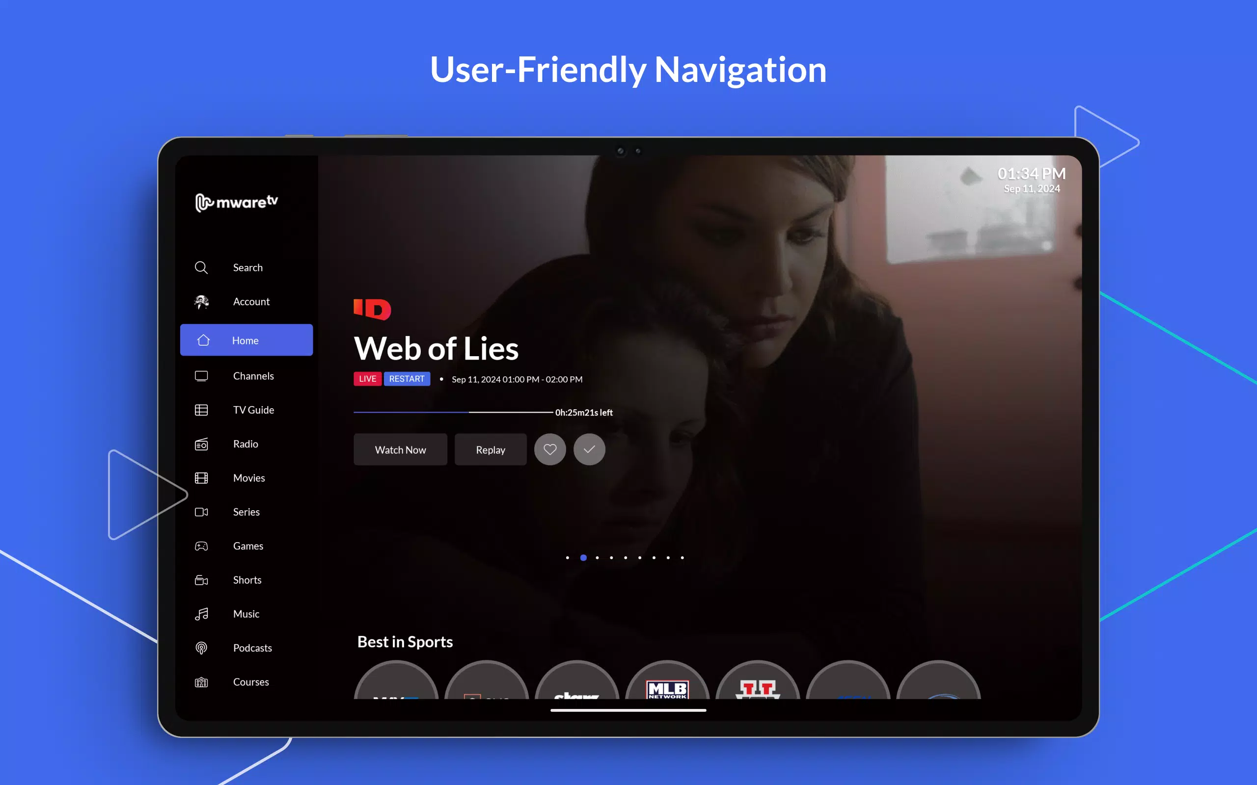 MwareTV Screenshots