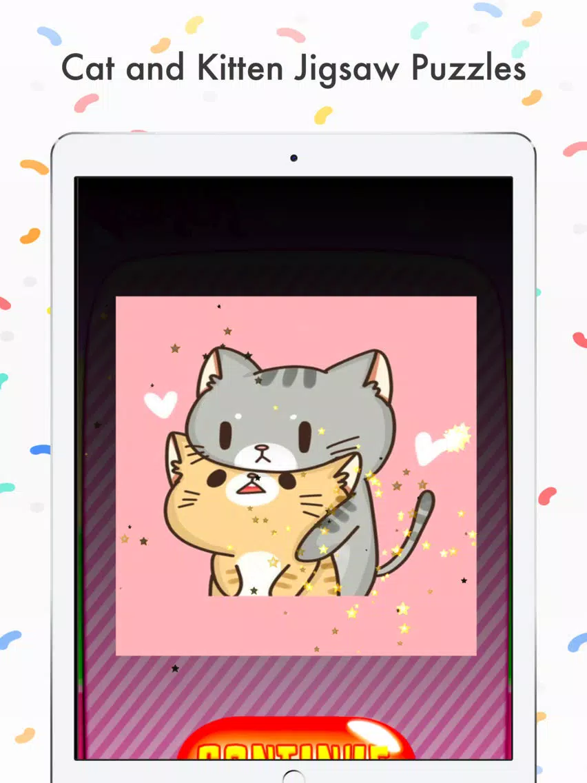 Cat and Kitten Jigsaw Puzzles iPad Screenshots