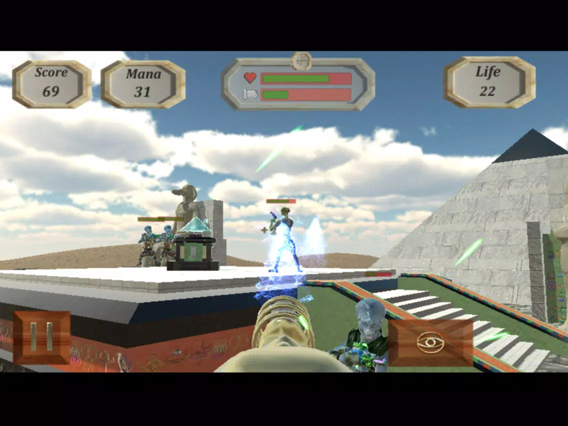 Tangkapan skrin Weapons of Ra iPad 