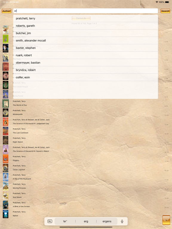 iCalibre iPad Screenshots