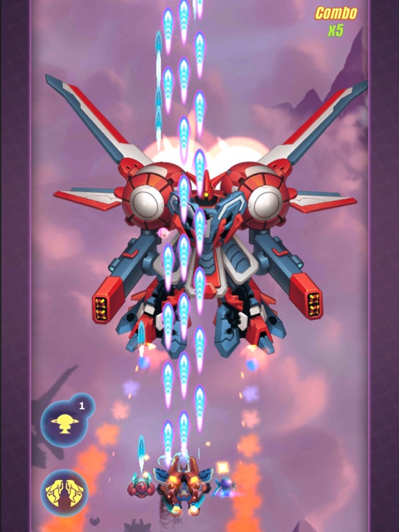 HAWK: Airplane Space games iPad  Ekran Görüntüleri
