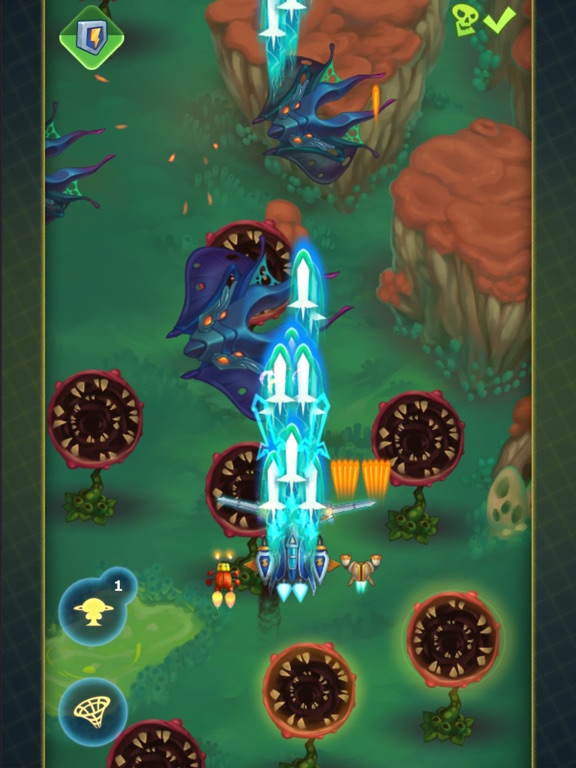 HAWK: Airplane Space games iPad  Ekran Görüntüleri