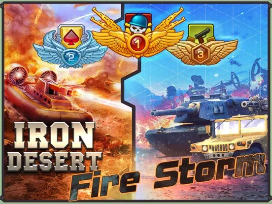 Iron Desert - Fire Storm iPad  स्क्रीनशॉट