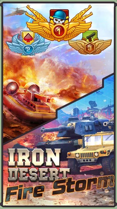 Iron Desert - Fire Storm स्क्रीनशॉट