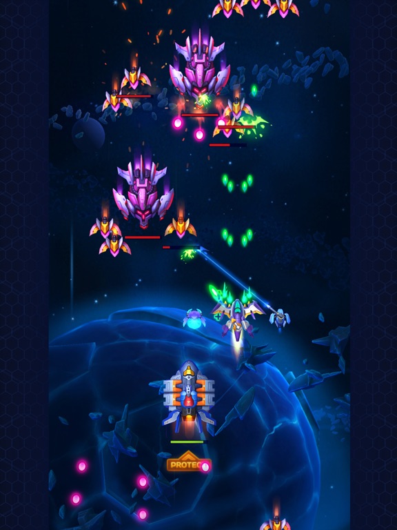 Capturas de pantalla de Space Justice: Alien Shooter iPad 