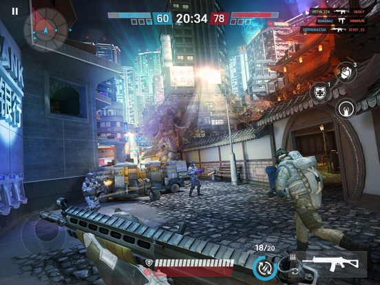 تصاویر Warface GO: Combat strike zone iPad 