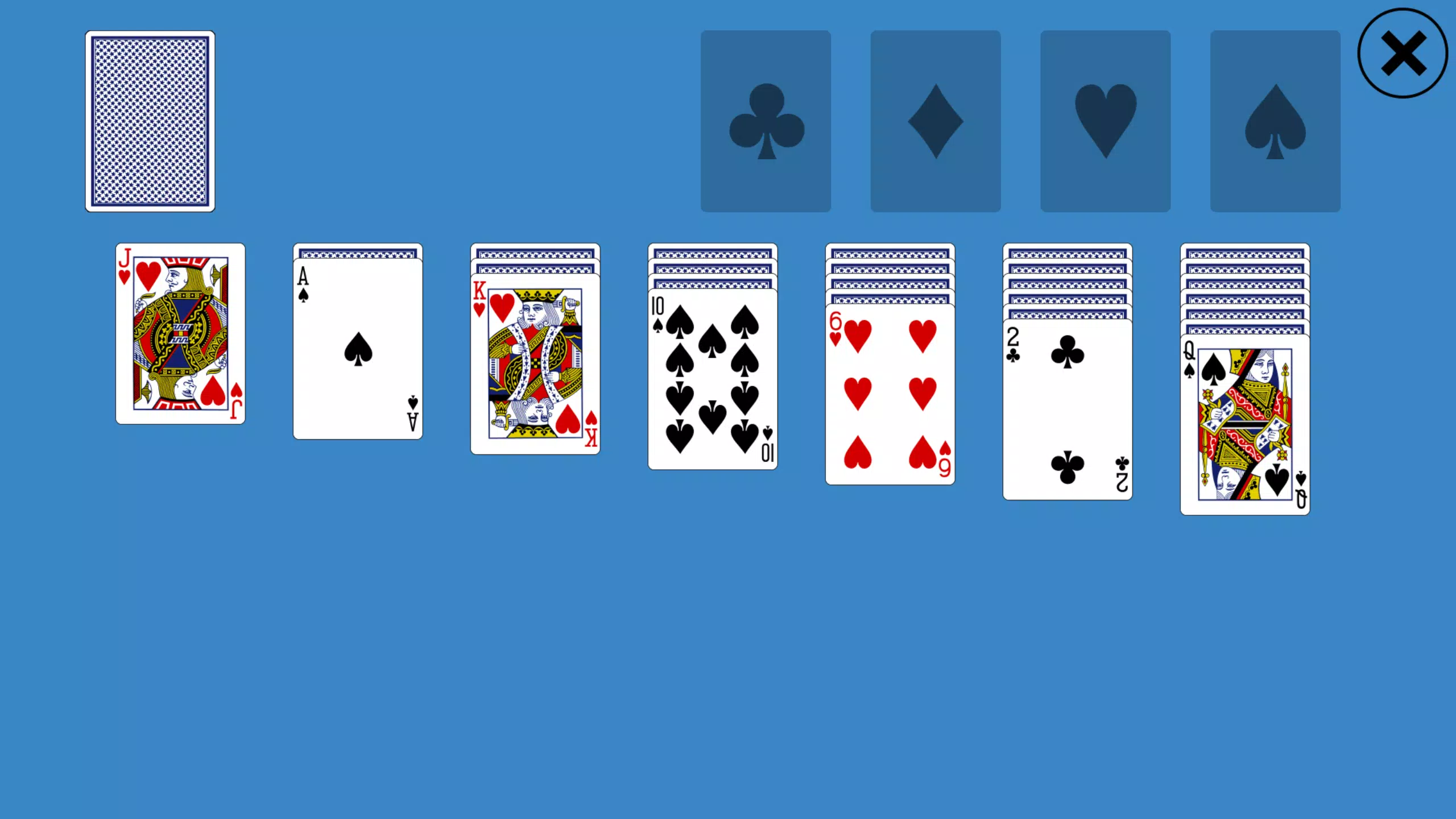 Classic Klondike Solitaire スクリーンショット