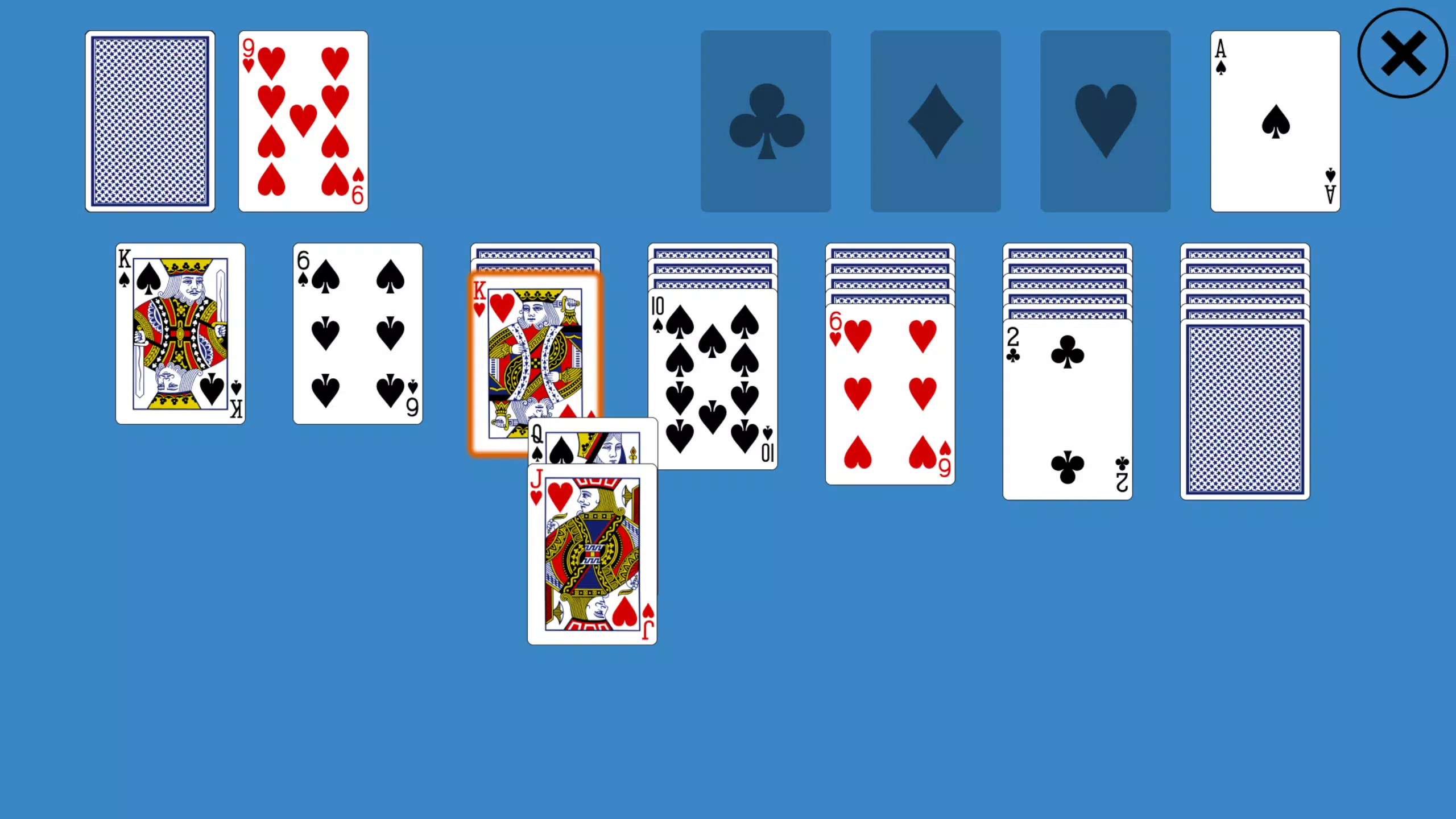 Classic Klondike Solitaire スクリーンショット