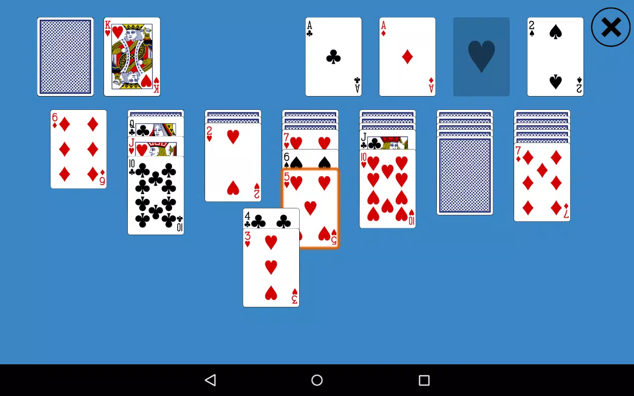 Classic Klondike Solitaire スクリーンショット