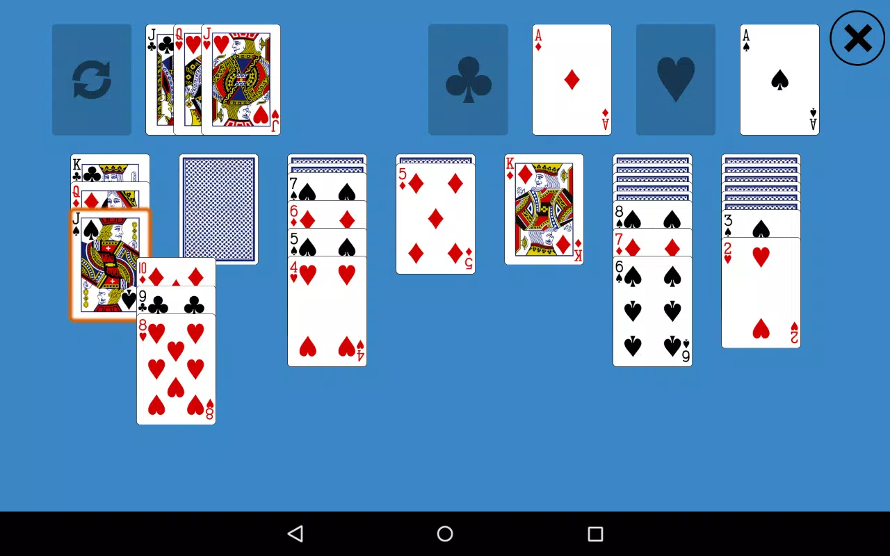 Classic Klondike Solitaire スクリーンショット