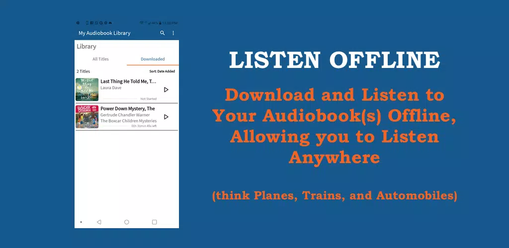 My Audiobook Library Ekran Görüntüleri
