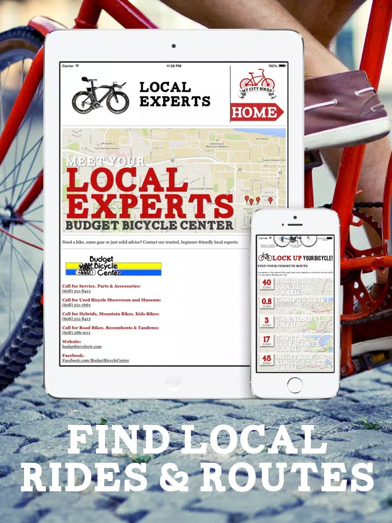 Madison Bikes iPad Screenshots