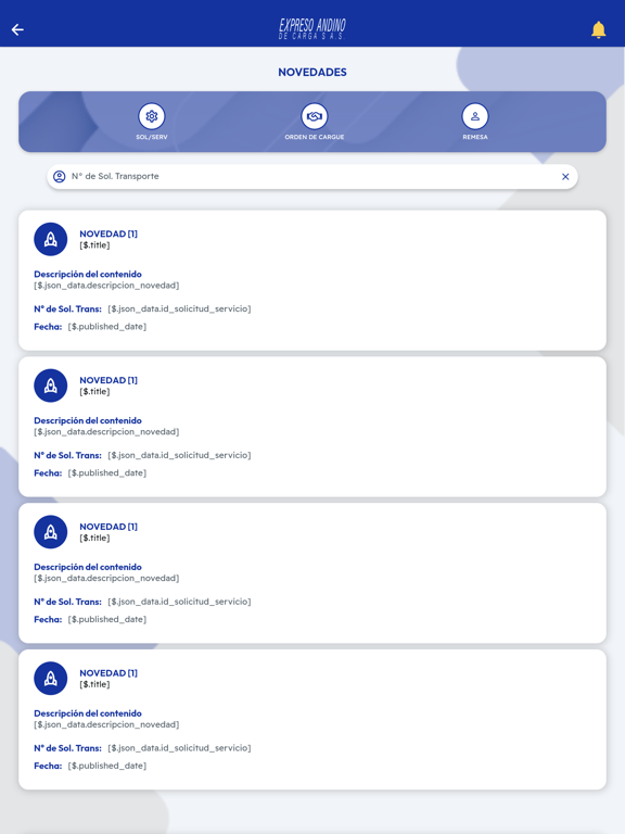 Expreso Andino iPad سکرین شاٹس