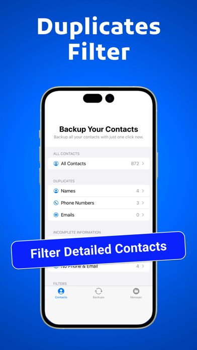 My Contact Backup Restore Screenshots
