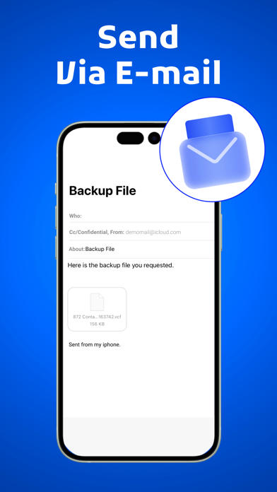 My Contact Backup Restore Screenshots
