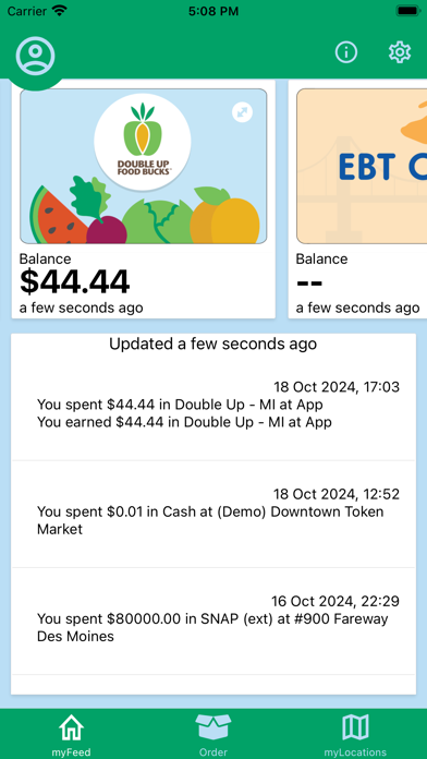 myFresh Wallet Screenshots
