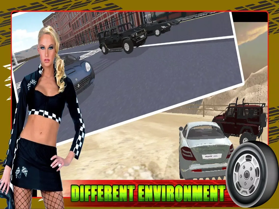Motor Car Racing Highway Rider Race Pro iPad Screenshots